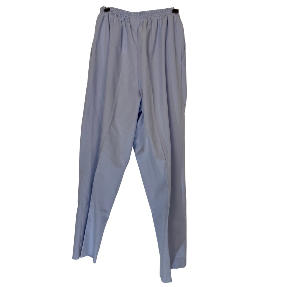 Alfred Dunner Women's Light Blue Elastic Waist Pants Size 10 - Picture 6 of 8